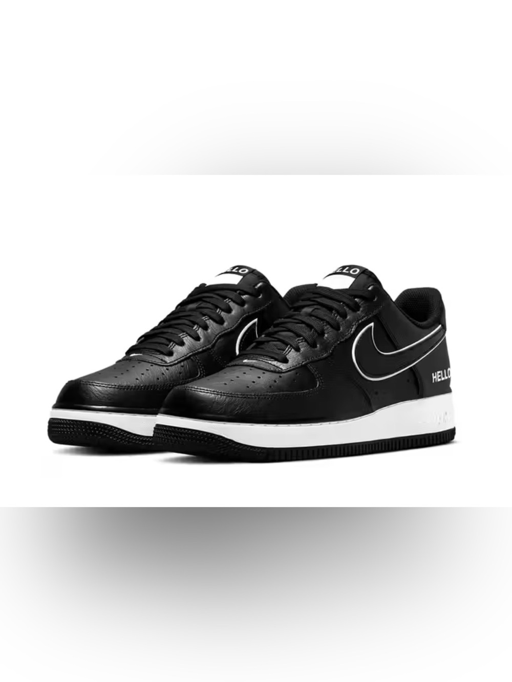 Nike 12 Air Force 1 07 LX Urbanstar Hello Black White Panda Sneakers CZ0327001